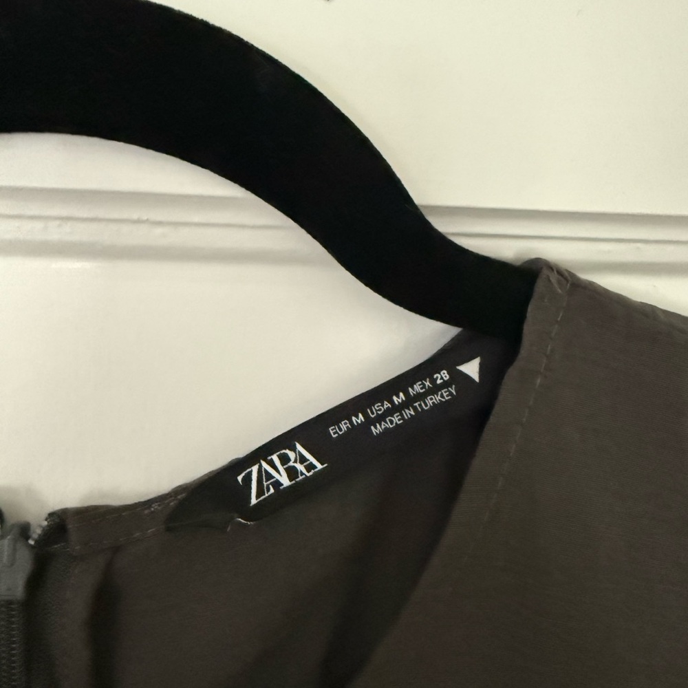 NWOT - Zara Charcoal Maxi Dress - Size M - Picture 8 of 12